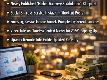 🔥 Latest Online Money‑Making Ideas (Last 3 Days) — Quick, Fresh & Ready to Try