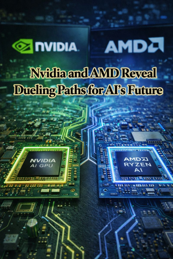 Nvidia and AMD Reveal Dueling Paths for AI’s Future