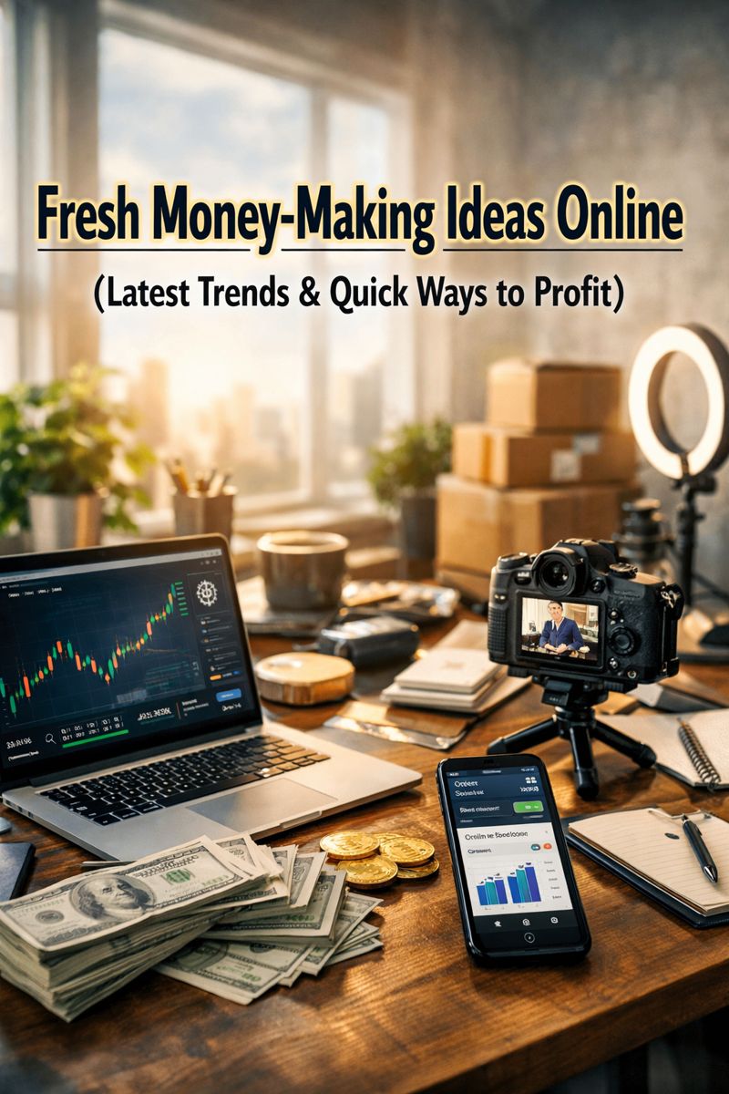 Fresh Money-Making Ideas Online (Latest Trends & Quick Ways to Profit)