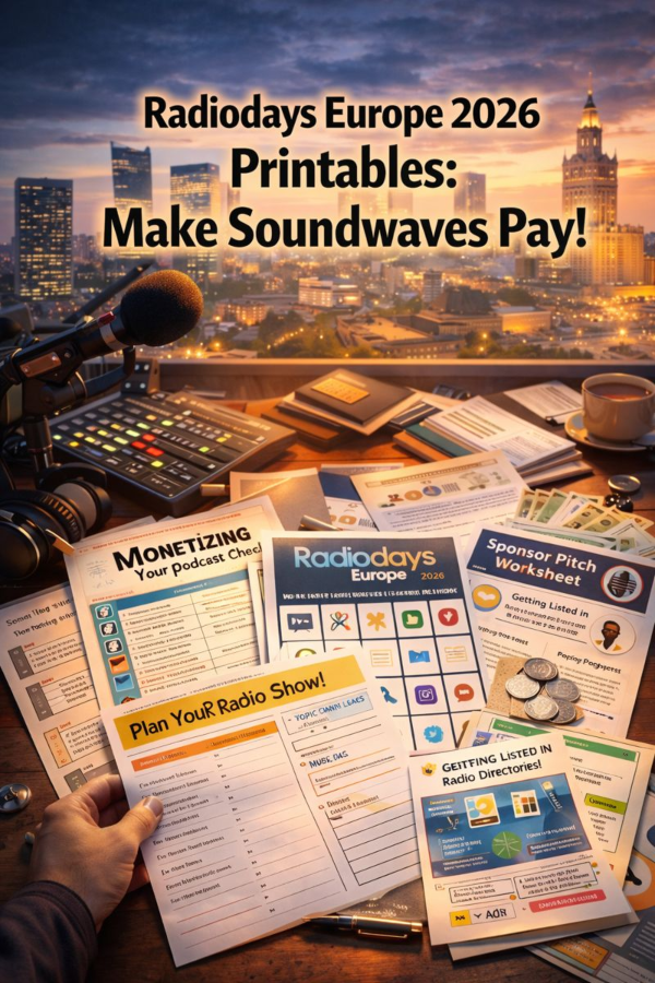 Radiodays Europe 2026 Printables: Make Soundwaves Pay!