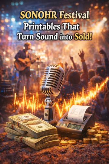SONOHR Festival Printables That Turn Sound into Sold!