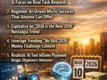 🚀 Brand‑New Online Money‑Making Ideas (Last 3 Days)