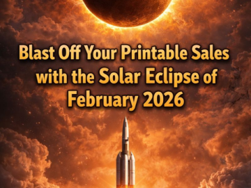 Blast Off Your Printable Sales with the Solar Eclipse of February 2026
