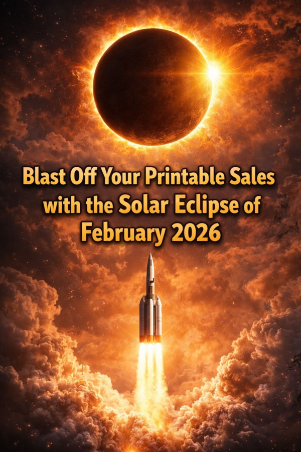 Blast Off Your Printable Sales with the Solar Eclipse of February 2026
