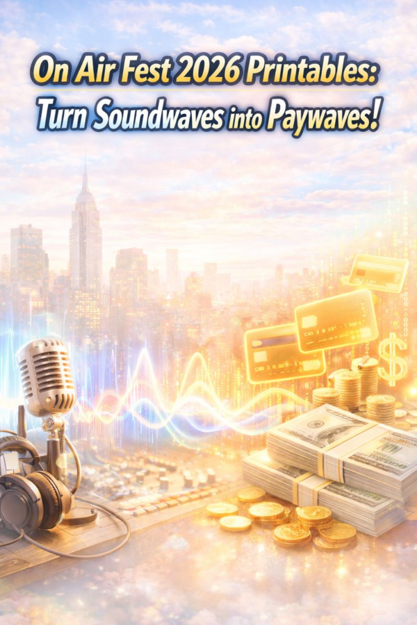 On Air Fest 2026 Printables: Turn Soundwaves into Paywaves!