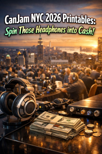 🎧 CanJam NYC 2026 Printables: Spin Those Headphones into Cash!