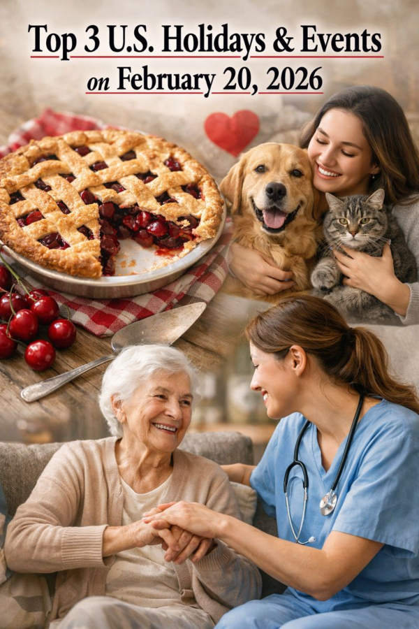 Top 3 U.S. Holidays & Events on February 20, 2026