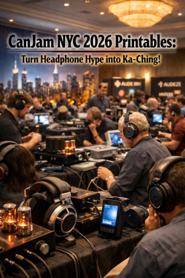 🎧 CanJam NYC 2026 Printables: Turn Headphone Hype into Ka‑Ching!