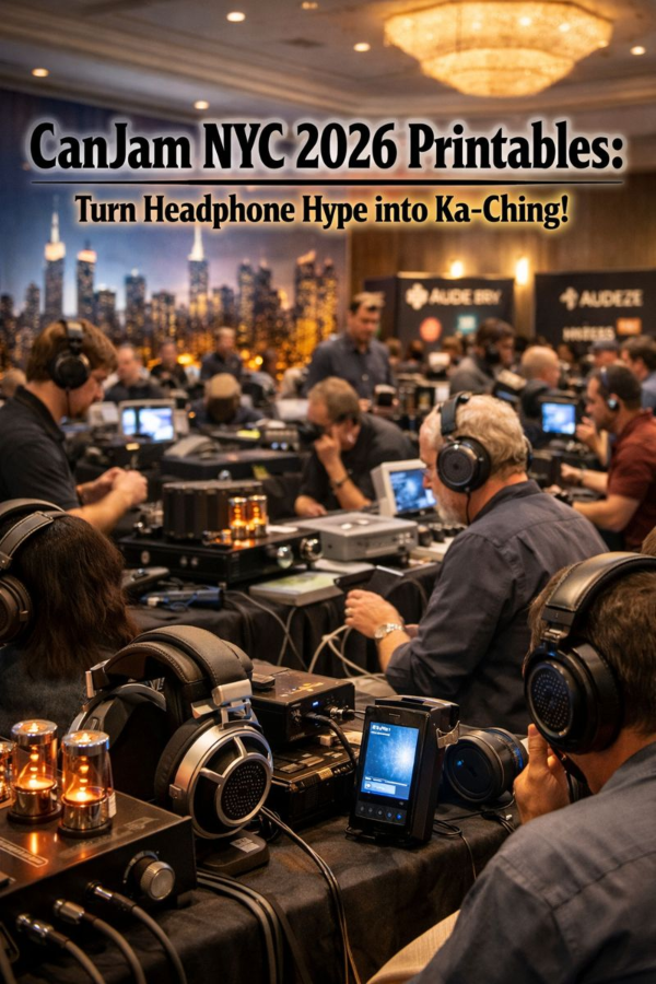 🎧 CanJam NYC 2026 Printables: Turn Headphone Hype into Ka‑Ching!