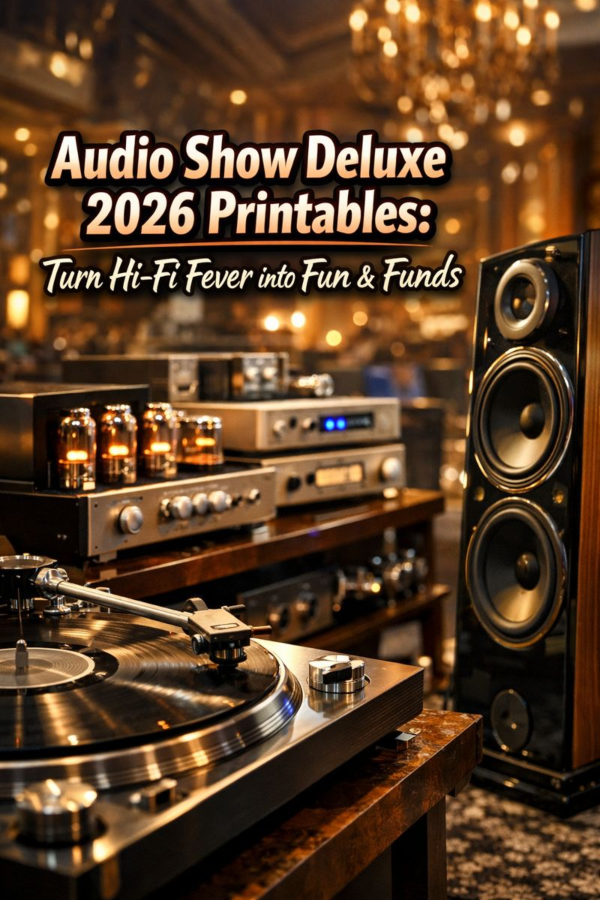 🎶 Audio Show Deluxe 2026 Printables: Turn Hi‑Fi Fever into Fun & Funds