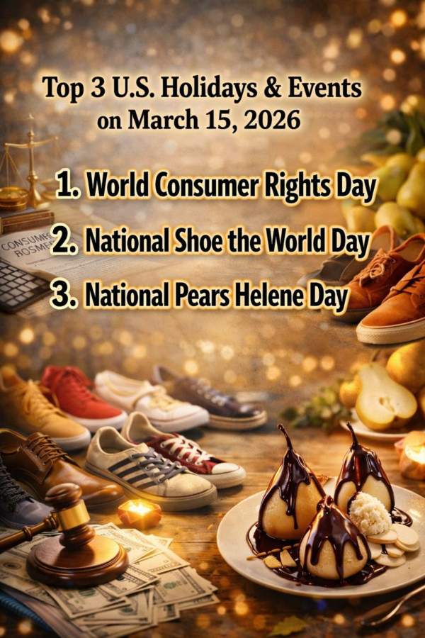 Top 3 U.S. Holidays & Events on March 15, 2026