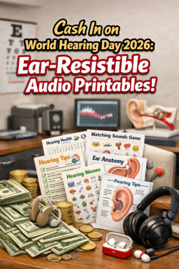 Cash In on World Hearing Day 2026: Ear‑Resistible Audio Printables!