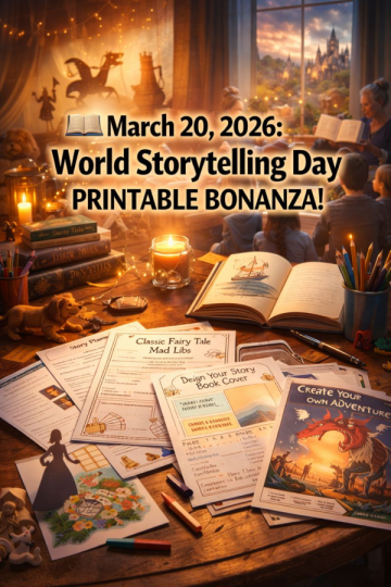 Printable Goldmine: World Storytelling Day Printables!