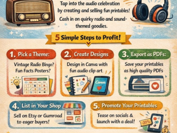Go from  to  with Idea 1 – Turn World Radio Day into a Printable Cash Machine