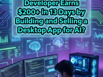 Undergraduate Developer Earns 0+ in 13 Days by Building and Selling a Desktop App for AI?