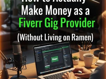 How to Actually Make Money as a Fiverr Gig Provider (Without Living on Ramen)