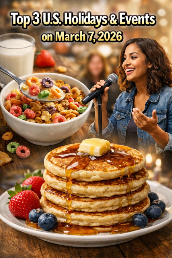 Top 3 U.S. Holidays & Events on March 7, 2026