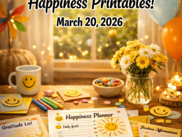 😄 Happiness = Printable Profits: International Day of Happiness Printables!
