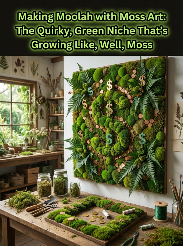 Making Moolah with Moss Art: The Quirky, Green Niche That’s Growing Like, Well, Moss