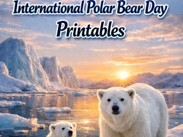 Go from  to  with International Polar Bear Day Printables