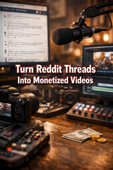 Turn Reddit Threads Into Monetized Videos!