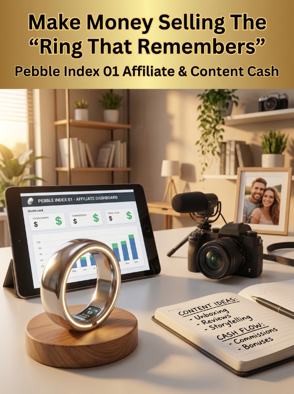 Make Money Selling The “Ring That Remembers” – Pebble Index 01 Affiliate & Content Cash