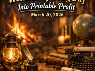 📖 Turn World Storytelling Day Into Printable Profit