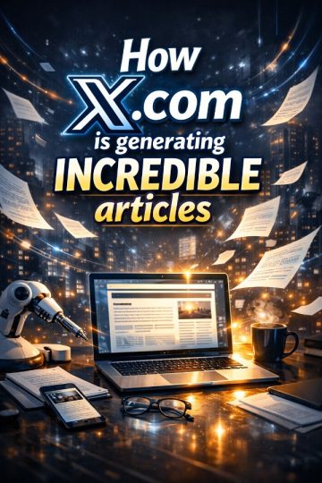 How X.com is generating INCREDIBLE articles
