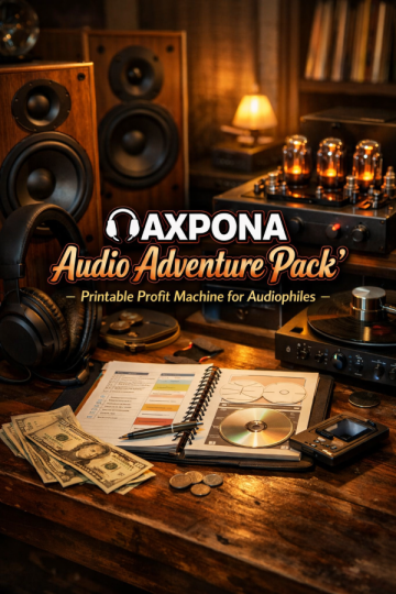 🎧 “AXPONA Audio Adventure Pack” – Printable Profit Machine for Audiophiles