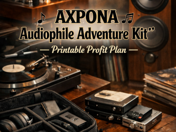 🎶 “AXPONA Audiophile Adventure Kit” — Printable Profit Plan
