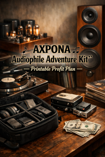 🎶 “AXPONA Audiophile Adventure Kit” — Printable Profit Plan