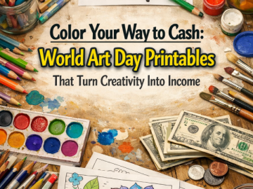 Color Your Way to Cash: World Art Day Printables That Turn Creativity Into Income Color Your Way to Cash: World Art Day Printables That Turn Creativity Into Income