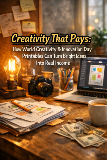 Creativity That Pays: How World Creativity & Innovation Day Printables Can Turn Bright Ideas Into Real Income