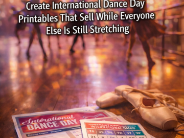 Dance Your Way to Dollars: Create International Dance Day Printables That Sell While Everyone Else Is Still Stretching