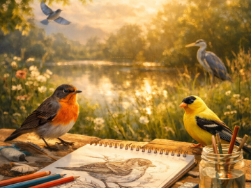 🐦 Draw a Bird Day Printables: Feathered Fun + Digital Income Energy