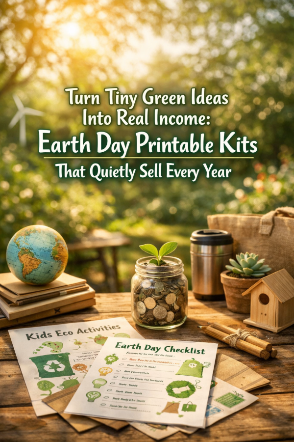 Turn Tiny Green Ideas Into Real Income: Earth Day Printable Kits That Quietly Sell Every Year