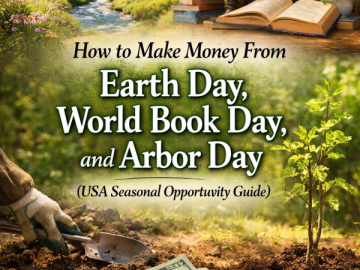 How to Make Money From Earth Day, World Book Day, and Arbor Day (USA Seasonal Opportunity Guide)
