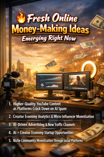 🔥 Fresh Online Money‑Making Ideas Emerging Right Now