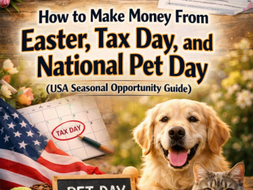 How to Make Money From Easter, Tax Day, and National Pet Day (USA Seasonal Opportunity Guide)