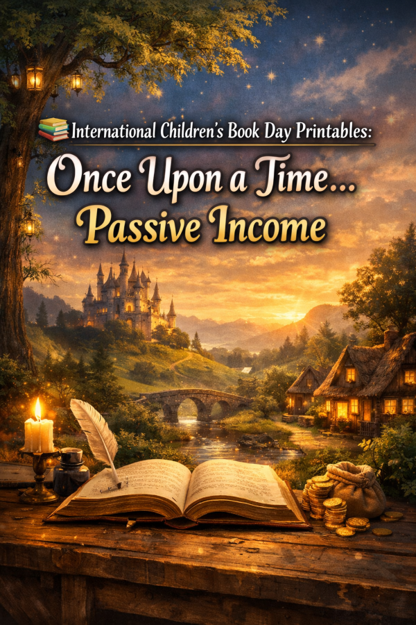 📚 International Children’s Book Day Printables: Once Upon a Time… Passive Income