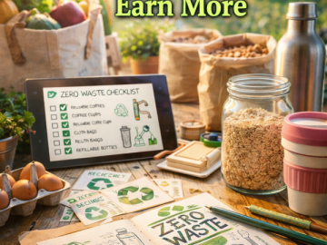 ♻️ International Zero Waste Day Printables: Trash Less, Earn More