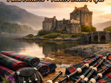 🏴 National Tartan Day Printables: Plaid Patterns + Passive Income Pipes