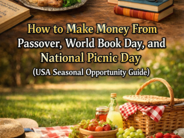 How to Make Money From Passover, World Book Day, and National Picnic Day (USA Seasonal Opportunity Guide)