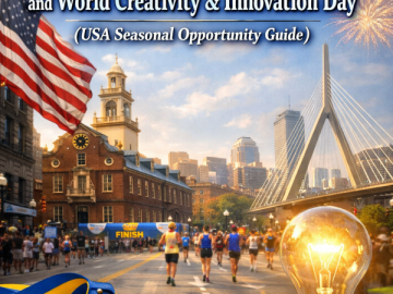 How to Make Money From Patriots’ Day, Boston Marathon Buzz, and World Creativity & Innovation Day (USA Seasonal Opportunity Guide)