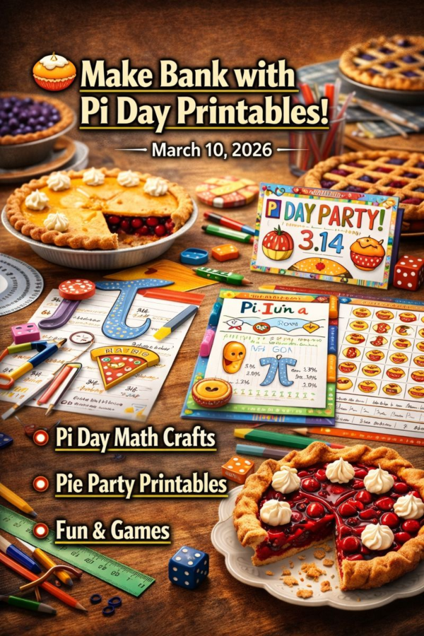 🥧 Make Bank with Pi Day Printables!