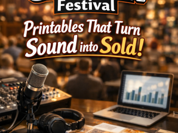 SONOHR Festival Printables That Turn Sound into Sold!