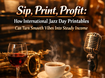 Sip, Print, Profit: How International Jazz Day Printables Can Turn Smooth Vibes Into Steady Income