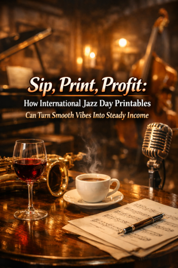 Sip, Print, Profit: How International Jazz Day Printables Can Turn Smooth Vibes Into Steady Income