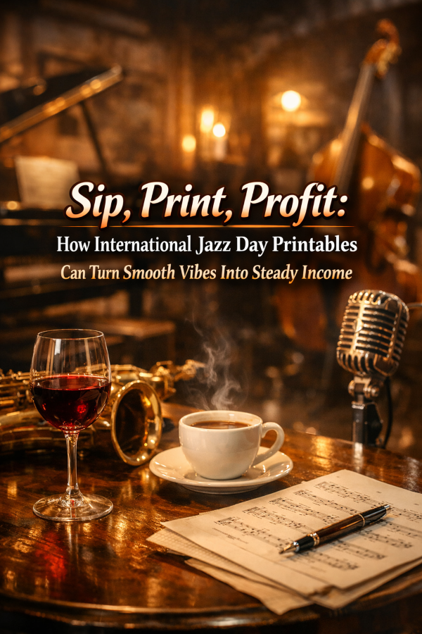 Sip, Print, Profit: How International Jazz Day Printables Can Turn Smooth Vibes Into Steady Income