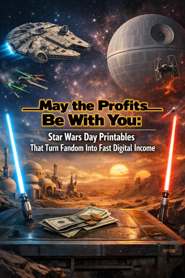May the Profits Be With You: Star Wars Day Printables That Turn Fandom Into Fast Digital Income